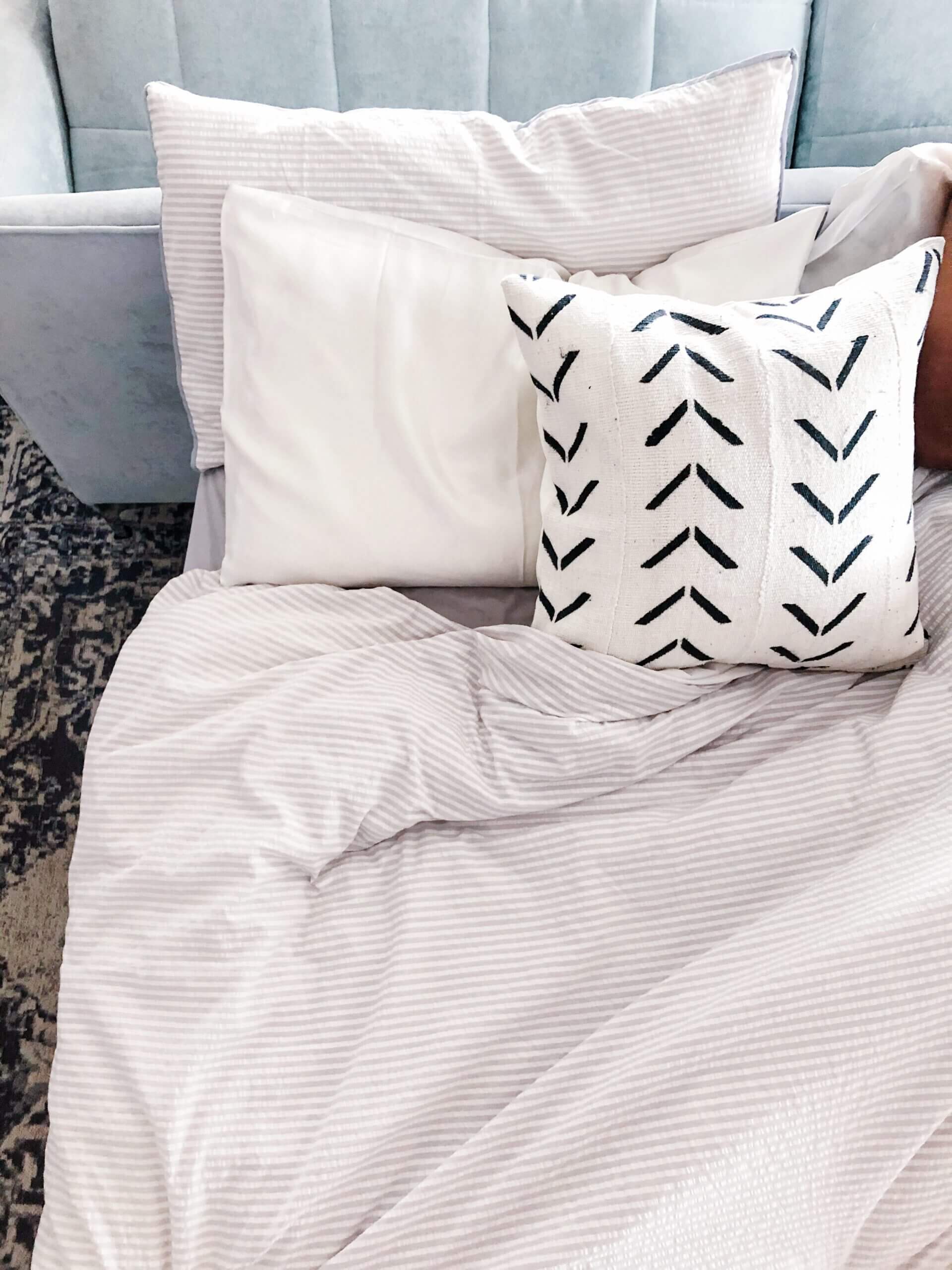 Arrows mud cloth cushion cover