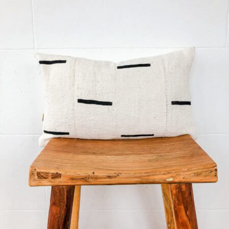 The Line mud cloth cushion cover