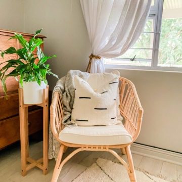 The Line mud cloth cushion cover