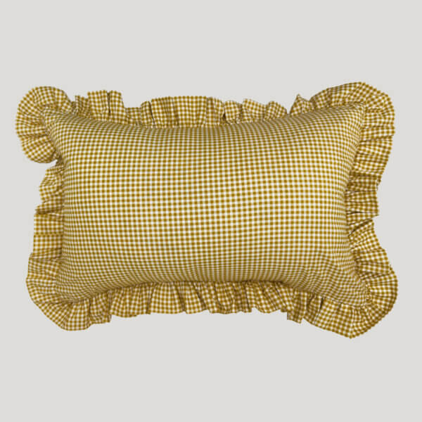 Citrus Ruffle Scatter Cushion Cover