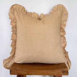 Citrus Ruffle Scatter Cushion Cover