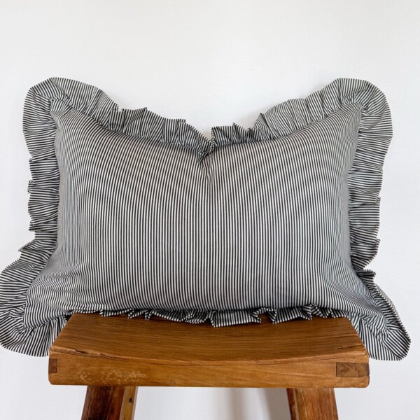 Poppy Lumbar Ruffle Scatter Cushion Cover