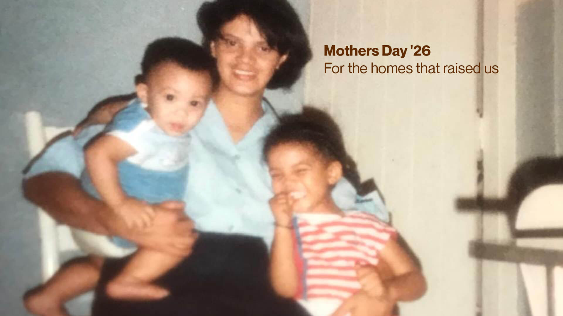 A mum and two children in an Eastern Cape home